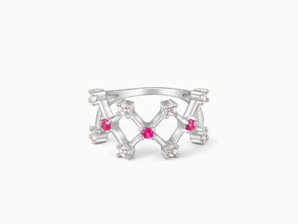 Silver Lover's Window Ring