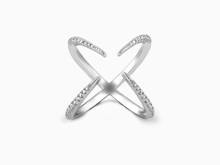 Silver Celestial Cocktail Ring