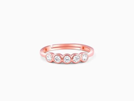 Rose Gold Bubble Ring