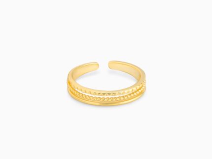Golden Simplistic Angelic Ring