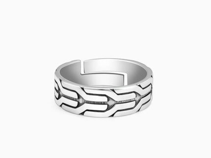 Oxidised Silver Classy Ring For Him