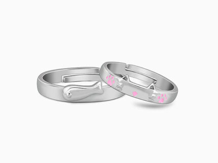 Silver Cat Parents Couple Bands