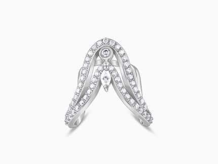 Silver Rekha Vanki Ring