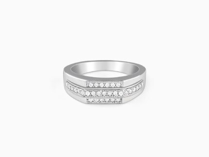 Silver Eternal Path Ring For Him