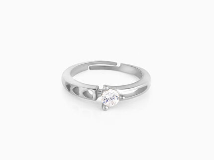 Silver Zircon Bliss Ring