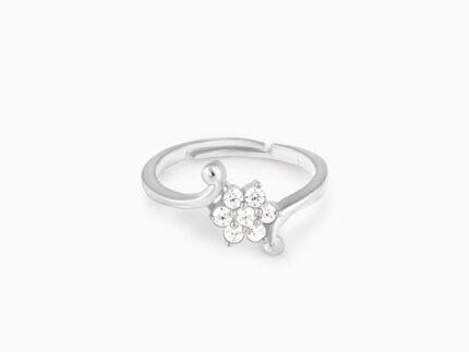 Silver Snowflake Ring