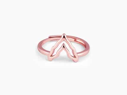 Rose Gold Mountain of Love Ring