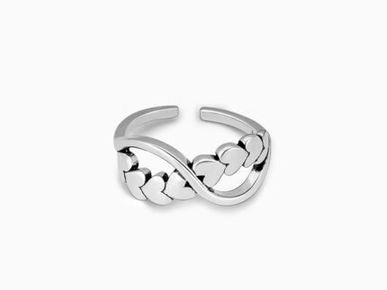Silver Infinite Love Ring