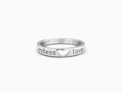 Silver Endless Love Ring
