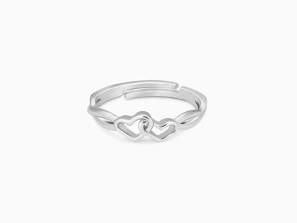 Silver Locked-in-Love Ring