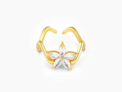 Golden Lily Ring