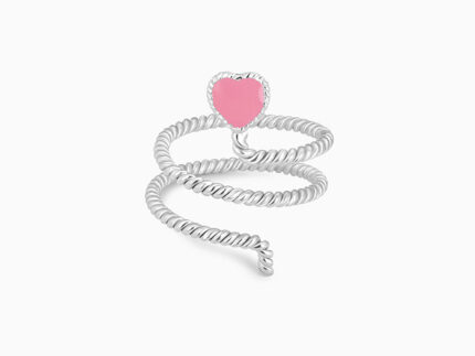 Silver Love is in the Air Ring