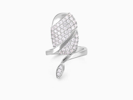 Silver Mystical Snake Nail Ring