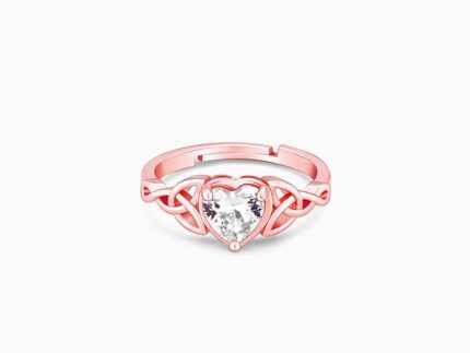 Rose Gold I Promise My Heart Ring
