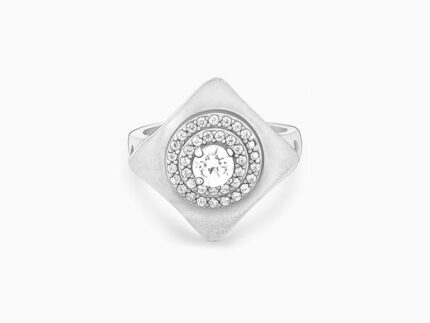 Silver Bouquet Design Ring