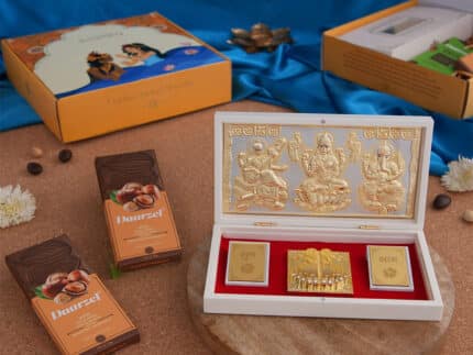 Svastika Ganesh Lakshmi Saraswati Pocket Temple Gift Hamper