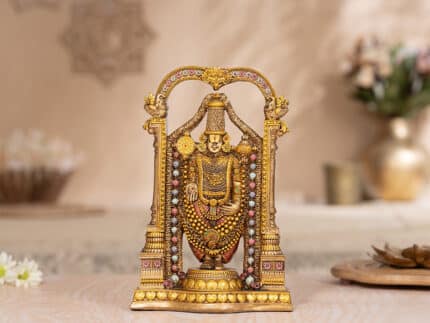 Lord Balaji (Srinivasa Mangapuram) Idol - Antique Finish (8 Inch)