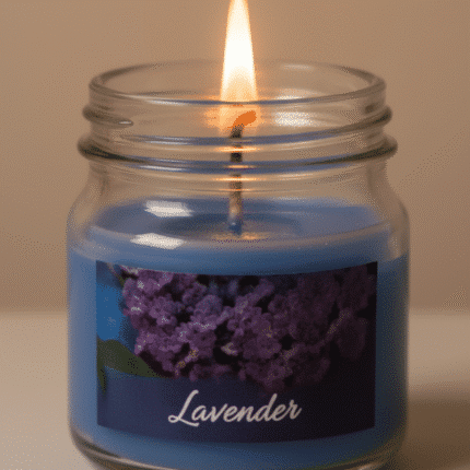 Lavender Scented Jar Candle