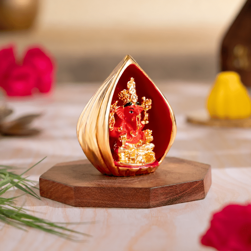 Modak Ganesha idol, front view