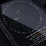Stars for Couples star map – product view
